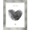 Cadre photo argent bois 18,0 x24,0 cm S43BD