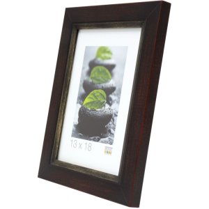 Cadre photo noir-marron bois 15,0 x20,0 cm S42LF