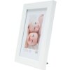 Cadre photo S41VH1 blanc plastique 13,0 x13,0 cm