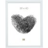 Cadre photo S41VH1 blanc plastique 13,0 x13,0 cm