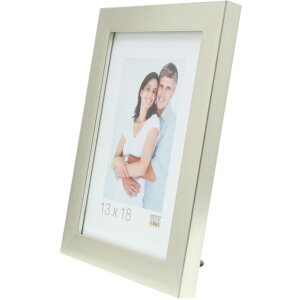 Cadre photo S41VD4 argent Plastique 20,0 x25,0 cm