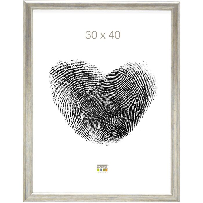 Cadre photo argent S40CD2 bois 20,0 x30,0 cm