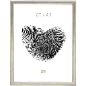 Cadre photo argent S40CD2 bois 20,0 x30,0 cm