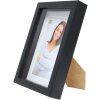 Cadre photo avec passe-partout noir bois 30,0 x40,0 cm;20,0 x30,0 cm S223K