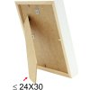 Cadre photo avec passe-partout blanc bois 24,0 x30,0 cm;18,0 x24,0 cm S223K