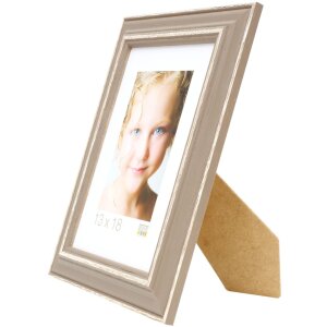 Cadre photo beige bois 13,0 x18,0 cm S221F