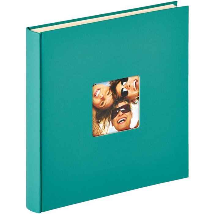 Walther Album Fun 33x34 cm vert pétrole 50 pages autocollantes