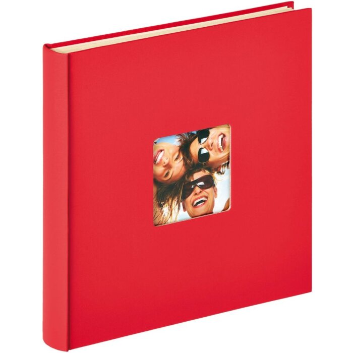 Walther Album auto-adhésif Fun 33x34 cm rouge 50 pages auto-adhésives