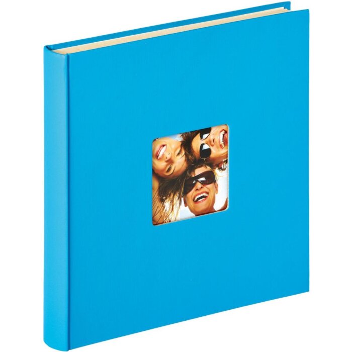 Walther Album Fun 33x34 cm bleu océan 50 pages autocollantes