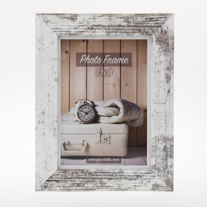 Cadre en bois ZEP Nelson 10x15 cm vieux blanc