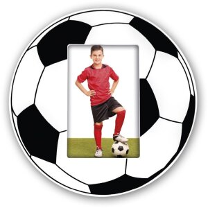 Cadre photo ZEP en bois Football 10x15 cm portrait