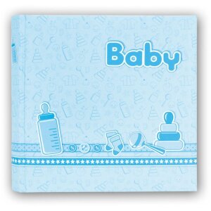 Album bébé Bebe 24x24 cm bleu