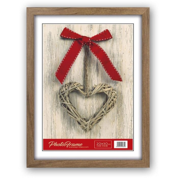 Cadre en bois Basic M48 brun 10x15 cm