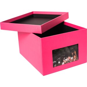 HNFD XL Boîte à photos Kandra 700 photos 13x18 cm fuchsia