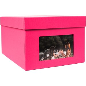 HNFD XL Boîte à photos Kandra 700 photos 13x18 cm fuchsia