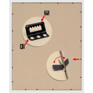 Tableau magnétique argent S41VD1M plastique