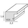 Tableau magnétique argent S41VD1M plastique