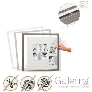 Galerie en plastique Gallerina S41V blanc structuré