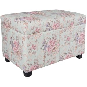 Clayre & Eef Tabouret-Coffre 61x37x43 cm multicolore