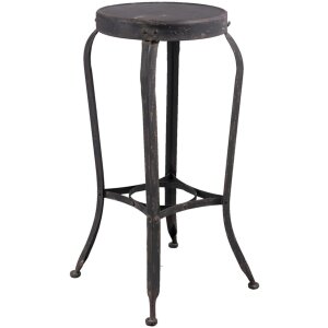 Clayre & Eef Tabouret 37x72 cm noir