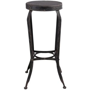 Clayre & Eef Tabouret 37x72 cm noir