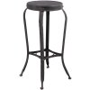 Clayre & Eef Tabouret 37x72 cm noir