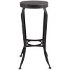 Clayre & Eef Tabouret 37x72 cm noir