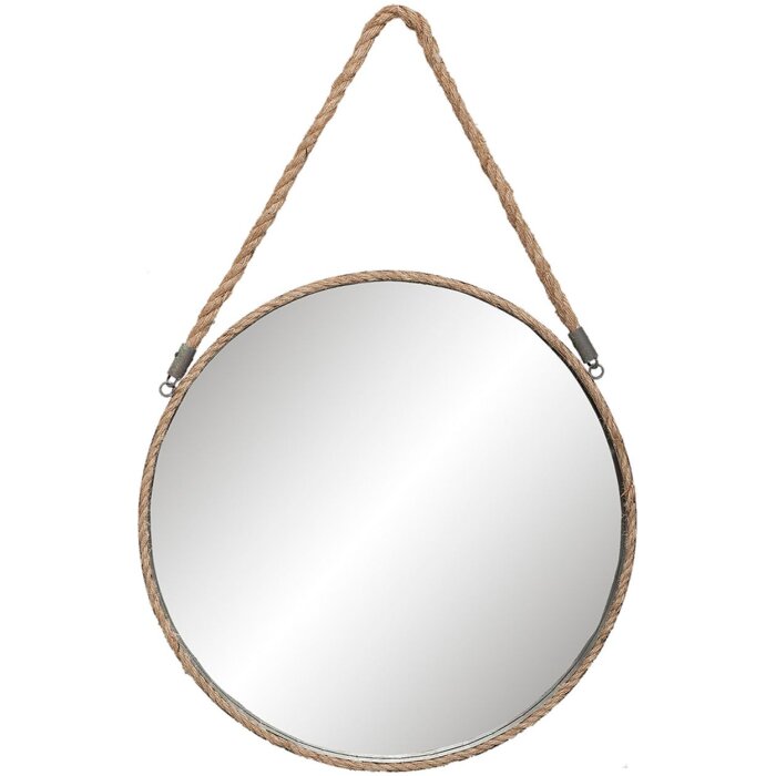 Miroir Ø 47x3 cm gris - 62S126 Clayre Eef