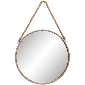 Miroir Ø 47x3 cm gris - 62S126 Clayre Eef