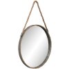 Miroir Ø 47x3 cm gris - 62S126 Clayre Eef