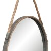 Miroir Ø 47x3 cm gris - 62S126 Clayre Eef