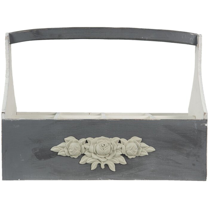 Corbeille 45x21x34 cm en gris - 6H1409 Clayre Eef