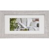 Henzo cadre photo Modern blanc 10x20 cm avec passe-partout 7x15 cm