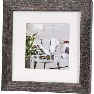 Cadre photo Moderne 15x15 cm gris foncé