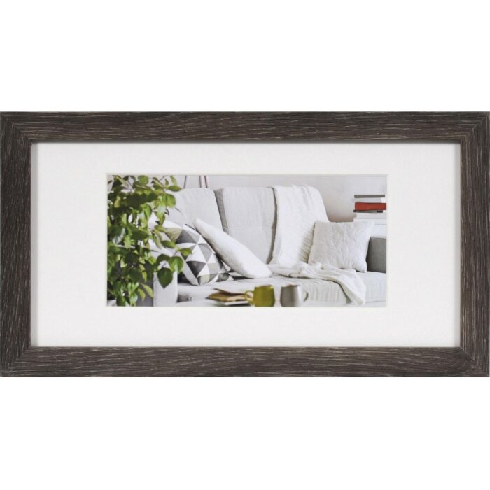 Cadre photo Henzo Modern 15x30 cm gris foncé