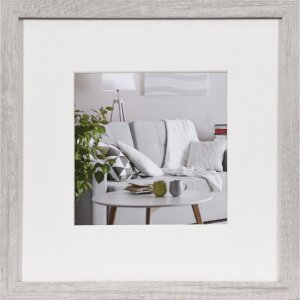 Henzo cadre photo Modern 30x30 cm blanc avec...