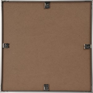 Henzo cadre alu Portofino 30x30 cm gris foncé avec passe-partout 20x20 cm