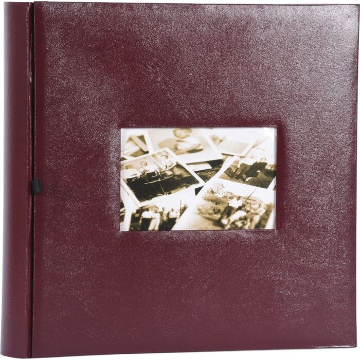 Album photo Jumbo édition rouge 30x30 cm 100 pages blanches