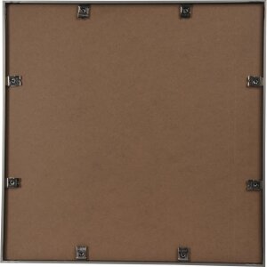 Henzo cadre alu Portofino 40x40 cm gris foncé avec passe-partout 30x30 cm