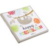 Goldbuch Album de poésie Happylife Faultier 16,5x16,5 cm 96 pages blanches