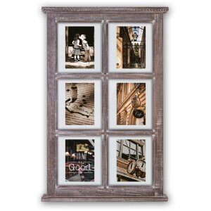 ZEP Galerie photo Hampton 6 photos 10x15 cm marron (43x68...