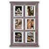 ZEP Galerie photo Hampton 6 photos 10x15 cm marron (43x68 cm)