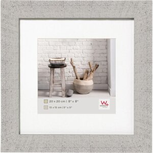 Walther cadre en bois HOME gris clair 20x20 cm avec...