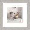 Cadre en bois HOME 30x30 cm gris clair