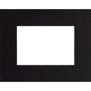 Passe-partout standard Ceanothe 24x30 cm avec 13x18 cm noir