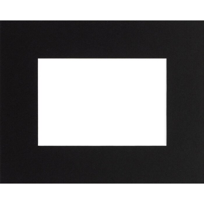 Passe-partout standard Ceanothe 40x50 cm avec 24x30 cm noir