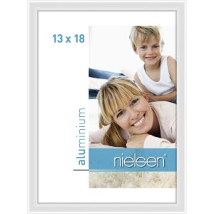 Cadre alu Nielsen Classic blanc 13x18 cm