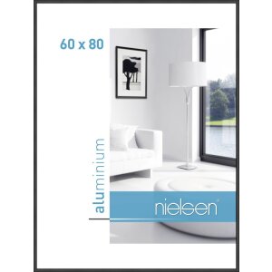 Cadre alu Nielsen Classic noir mat 60x80 cm