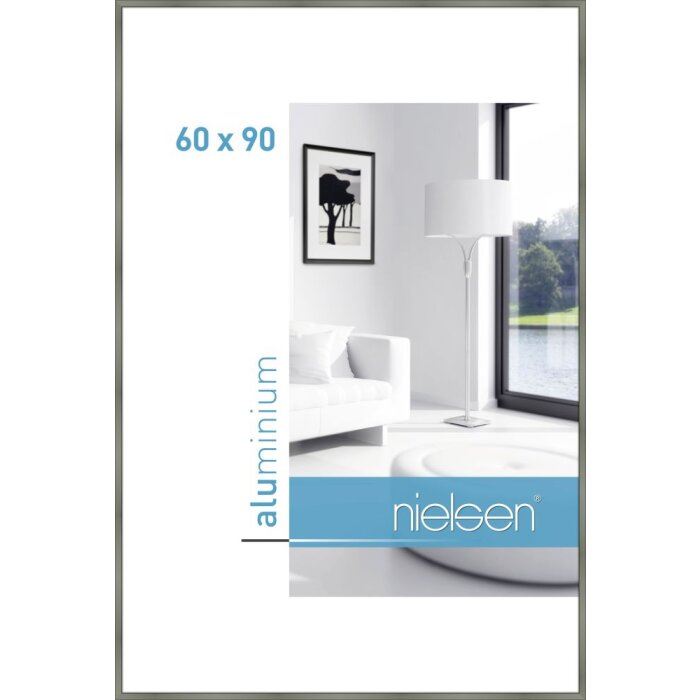 Cadre alu Nielsen Classic platine 60x90 cm