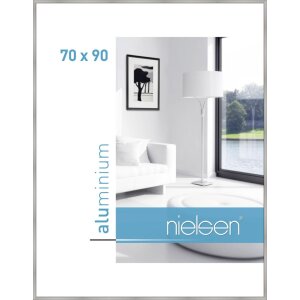 Cadre alu Nielsen Classic argent mat 70x90 cm